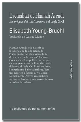 L'actualitat de Hannah Arendt | 9791387680039 | Young-Bruehl, Elisabeth